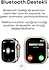 Winex  Mobile Winex T800 Ultra 2023 Android İos Uyumlu Akıllı Saat Siyah Kasa Beyaz Kordon