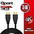Qport  Q-HDMI32 3 m 4K HDMI Kablo