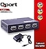 Qport  Q-SPL4 Full HD 1 Giriş 4 Çıkış HDMI Splitter