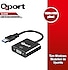Qport  Q-UVG USB 3.0 to VGA Dönüştürücü