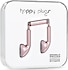 Happy Plugs  Kulak içi Kulaklık Pink Gold 7835