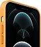 iPhone 12 Pro Max Deri Kılıf Kaliforniya Turuncusu Kutusuz