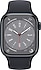 Apple  Watch Series 8 GPS 41mm Gece Yarısı Alüminyum Kasa ve Spor Kordon Akıllı Saat