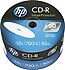 HP  CD-R 52X Inkjet Printable 700Mb 80Dk 50'Li Spindle