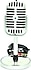Karaoke Mikrofon Silver