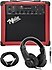 Midex MGA-25RD-HD Elektro Gitar Amfisi 25 Watt USB Bluetooth ve Şarjlı (Amfi Kulaklık ve Jack Kablo)