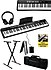 Midex  PLX-80BKST Taşınabilir Katlanır Dijital Piyano Tuş Hassasiyetli 88 Tuş BT (Stand Sustain Kulaklık Çanta Metod)