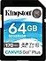 Kingston  Canvas Go Plus 64 GB SDXC 170 MB/s C10 UHS-I U3 V30 SDG3/64GB SD Kart