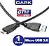 Dark  DK-CB-USB3MICROB 1 m USB 3.0 Harddisk Kablosu