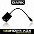 Dark  DK-HD-AHDMINIXVGA Mini HDMI to VGA Dönüştürücü