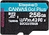 Kingston  Canvas Go Plus SDCG3/256GB Class10 UHS-I U3 A2 V30 256 GB Micro SD Kart