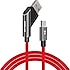 Hytech  HY-X215 1 m 3A Micro USB Şarj Kablosu Kırmızı