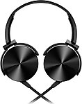 Winex HD Extra Bass Kablolu Mikrofonlu Kulaklık Siyah