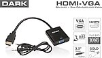 Dark DK HD AHDMIXVGA HDMI TO VGA ve SES Aktif Dijital-Analog Dönüştürücüsü