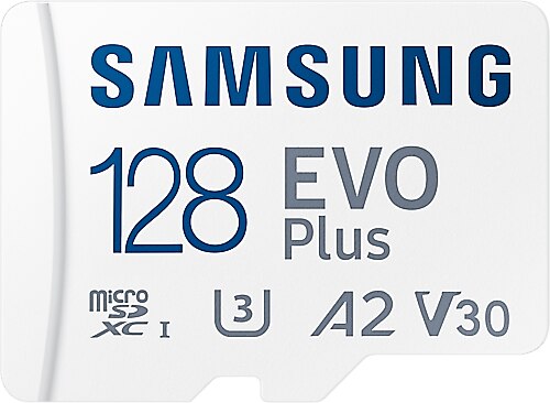 Samsung Evo Plus MB-MC128KA/TR Class 10 UHS-I U3 A2 V30 128 GB Micro SD Kart