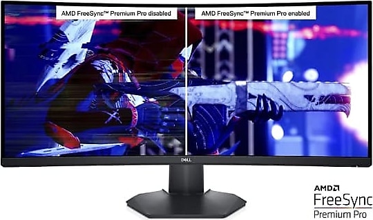 Dell S3422DWG 34 3440x1440 144Hz 1ms HDMI DP HDR 400 Curved Led Monitör