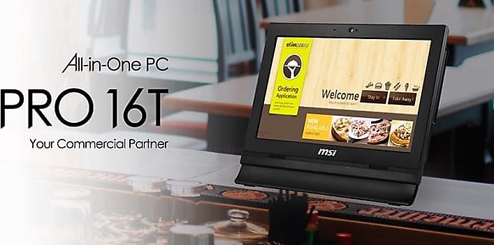 MSI PRO 16T 10M-252TR 5205U 4GB 128GB SSD 15.6 HD Touch Windows 11 Pro